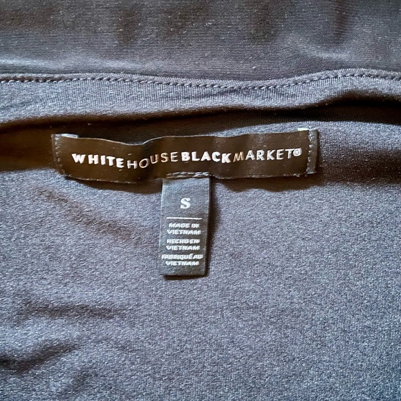 Black Silky Offshoulder Blouse - Picture 2 of 3